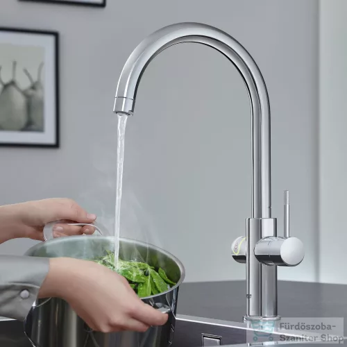 Grohe RED Duo mosogató csaptelep M-es méretű bojlerrel,Króm 30083001