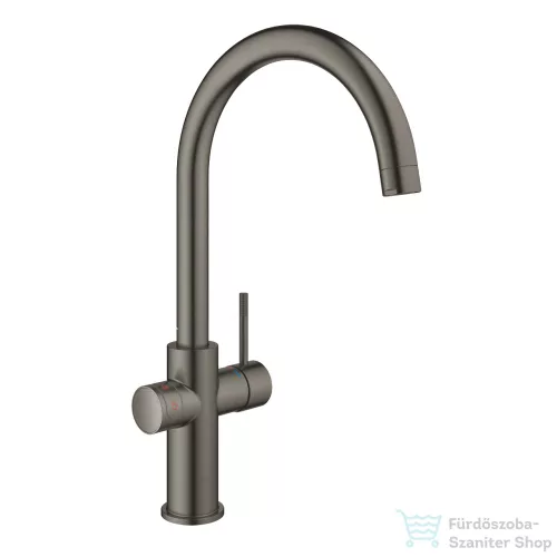 Grohe RED Duo mosogató csaptelep M-es méretű bojlerrel,Brushed Hard Graphite 30083AL1