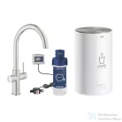 Grohe RED Duo mosogató csaptelep M-es méretű bojlerrel,Supersteel 30083DC1
