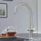 Grohe RED Duo mosogató csaptelep M-es méretű bojlerrel,Supersteel 30083DC1