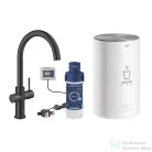 Grohe RED Duo mosogató csaptelep M-es méretű bojlerrel,Bársony fekete 30083KS1