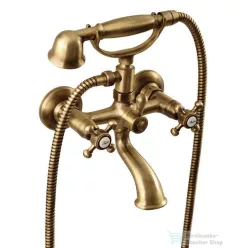 Sapho ANTEA Kádtöltő csaptelep, zuhannyal, bronz 3016