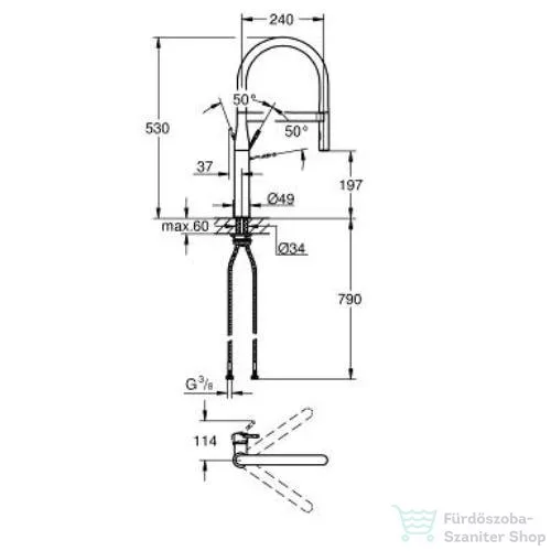 Grohe Essence konyhai csaptelep 30294DC0
