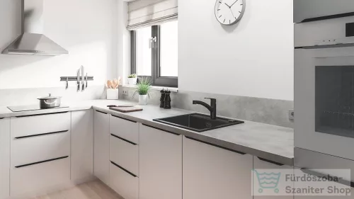 Grohe Quickfix START 2 funkciós mosogató csaptelep,matt fekete 303072431