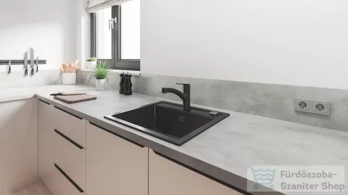 Grohe Quickfix START 2 funkciós mosogató csaptelep,matt fekete 303072431