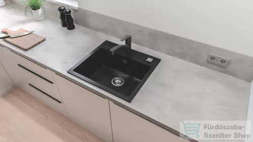 Grohe Quickfix START 2 funkciós mosogató csaptelep,matt fekete 303072431