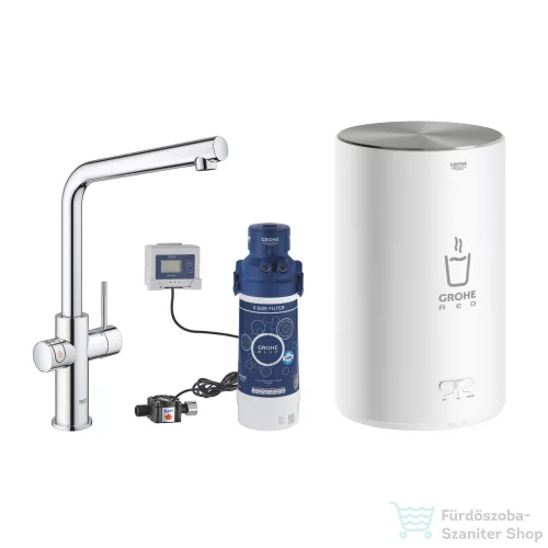 Grohe RED Duo mosogató csaptelep M-es méretű bojlerrel,Króm 30327001