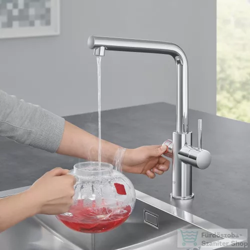Grohe RED Duo mosogató csaptelep M-es méretű bojlerrel,Króm 30327001
