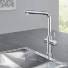 Grohe RED Duo mosogató csaptelep M-es méretű bojlerrel,Króm 30327001
