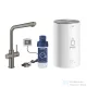 Grohe RED Duo mosogató csaptelep M-es méretű bojlerrel,Brushed Hard Graphite 30327AL1