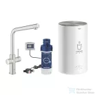 Grohe RED Duo mosogató csaptelep M-es méretű bojlerrel,Supersteel 30327DC1