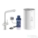 Grohe RED Duo mosogató csaptelep M-es méretű bojlerrel,Supersteel 30327DC1