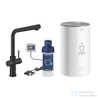 Grohe RED Duo mosogató csaptelep M-es méretű bojlerrel,Bársony fekete 30327KS1