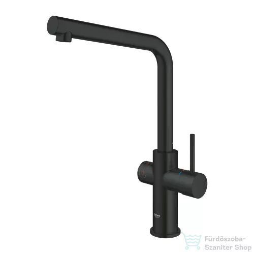 Grohe RED Duo mosogató csaptelep M-es méretű bojlerrel,Bársony fekete 30327KS1