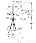 Grohe MINTA EGYKAROS MOSOGATÓCSAP 1/2? króm 30348001