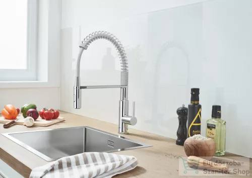 Grohe QuickFix GET 2 funkciós mosogató csaptelep, króm 30361000