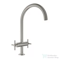   Grohe ATRIO KÉTKAROS MOSOGATÓCSAP 1/2? matt szuperacél 30362DC0