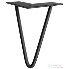 Sapho bútorláb, 200 mm, matt fekete (30387)