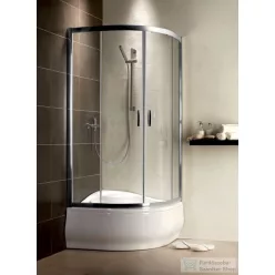   Radaway Premium Plus A 1700 90x90 íves tolóajtós zuhanykabin króm/átlátszó 30401-01-01N