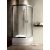 Radaway Premium Plus A 1700 90x90 íves tolóajtós zuhanykabin króm/átlátszó 30401-01-01N