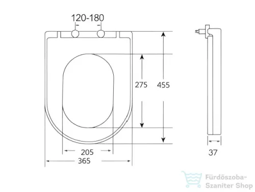 Kielle easy lock WC ülőke, fehér 30401030