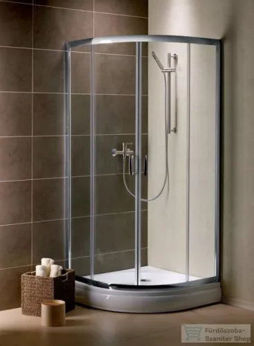 Radaway Premium Plus A 90x90 íves zuhanykabin króm/átlátszó 30403-01-01N