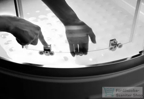 Radaway Premium Plus A 90x90 íves zuhanykabin króm/fabrik 30403-01-06N