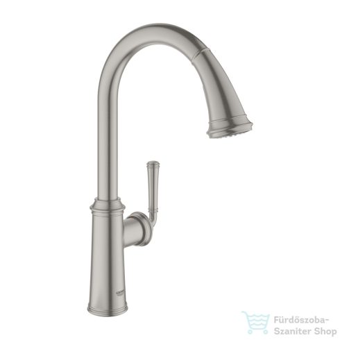 Grohe Quickfix GLOUCESTER 2 funkciós mosogató csaptelep,supersteel 30422DC0