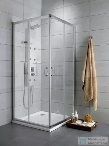 Radaway Premium Plus C 100x100 szögletes zuhanykabin króm/átlátszó 30443-01-01N