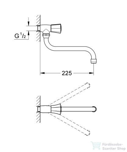 Grohe COSTA L KIFOLYÓSZELEP 30484001