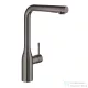 Grohe ESSENCE kihúzható fejes,2 funkciós mosogató csaptelep,Hard Graphite 30504A00