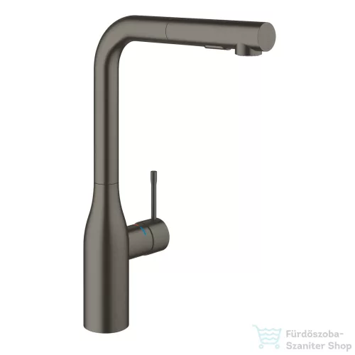Grohe ESSENCE kihúzható fejes,2 funkciós mosogató csaptelep,Brushed Hard Graphite 30504AL0
