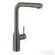 Grohe ESSENCE kihúzható fejes,2 funkciós mosogató csaptelep,Brushed Hard Graphite 30504AL0