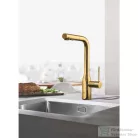 Grohe ESSENCE kihúzható fejes,2 funkciós mosogató csaptelep,Cool Sunrise 30504GL0