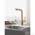 Grohe ESSENCE kihúzható fejes,2 funkciós mosogató csaptelep,Brushed Cool Sunrise 30504GN0