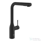 Grohe ESSENCE kihúzható fejes,2 funkciós mosogató csaptelep,Phantom Black 30504KF0