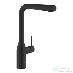   Grohe ESSENCE kihúzható fejes,2 funkciós mosogató csaptelep,Phantom Black 30504KF0