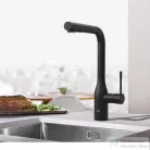 Grohe ESSENCE kihúzható fejes,2 funkciós mosogató csaptelep,Phantom Black 30504KF0