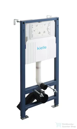 Kielle Genesis New falra szerelhető WC szett, Kielle OUDEE rimless WC softclose ülőkével, Gemini New III fényes króm nyomólappal, fehér 30528SS08