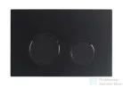 Kielle Genesis New falra szerelhető WC szett, Kielle GAIA rimless WC softclose ülőkével, Gemini New II matt fekete nyomólappal, fehér 30528SS15