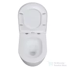 Kielle Genesis New falra szerelhető WC szett, Kielle Oudee vortex rimless+ WC softclose ülőkével, Gemini New III fényes króm nyomólappal, fehér 30528SS26
