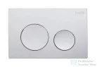 Kielle Genesis New falra szerelhető WC szett, Kielle GAIA rimless WC softclose ülőkével, Gemini New I fényes króm nyomólappal, fehér 30528SS83