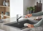 Grohe Quickfix START kihúzható fejes,2 funkciós mosogató csaptelep,króm 30531001