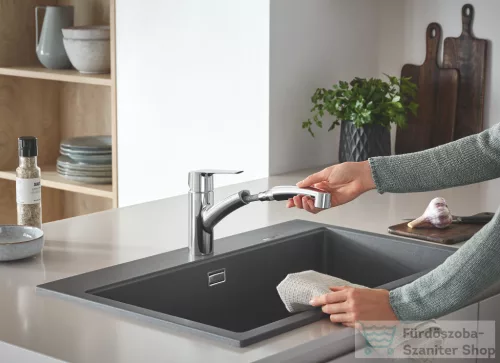 Grohe Quickfix START kihúzható fejes,2 funkciós mosogató csaptelep,króm 30531001