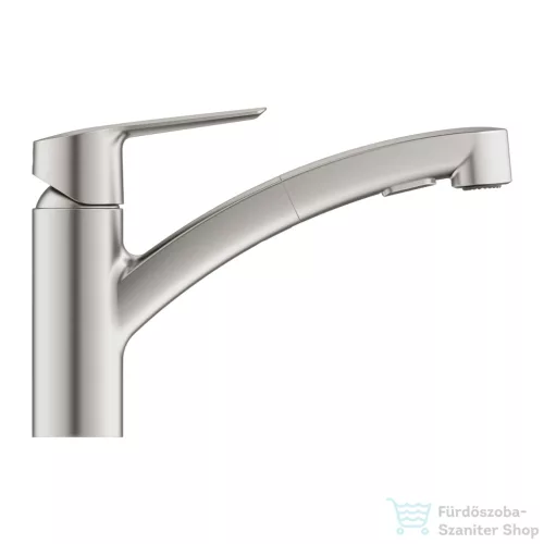 Grohe Quickfix START kihúzható fejes,2 funkciós mosogató csaptelep,Supersteel 30531DC1