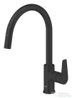 Grohe QuickFix START Edge kihúzható fejes, 1 funkciós mosogató csaptelep, matt fekete 305502430