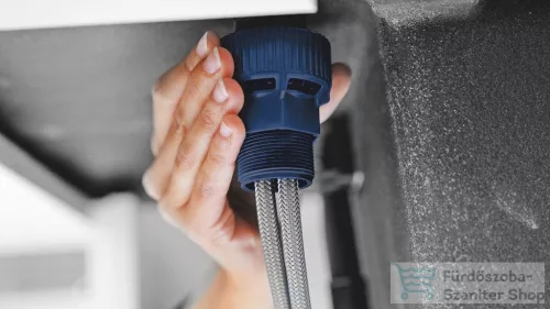 Grohe QuickFix START Edge kihúzható fejes, 1 funkciós mosogató csaptelep, matt fekete 305502430