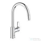 Grohe QuickFix START LOOP kihúzható fejes, 1 funkciós mosogató csaptelep, króm 30556000