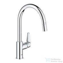   Grohe Quickfix START CURVE kihúzható fejes,1 funkciós mosogató csaptelep,króm 30562000