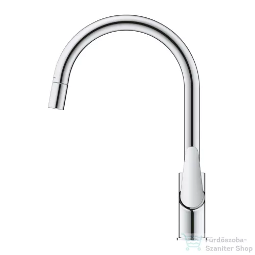 Grohe Quickfix START CURVE kihúzható fejes,1 funkciós mosogató csaptelep,króm 30562000
